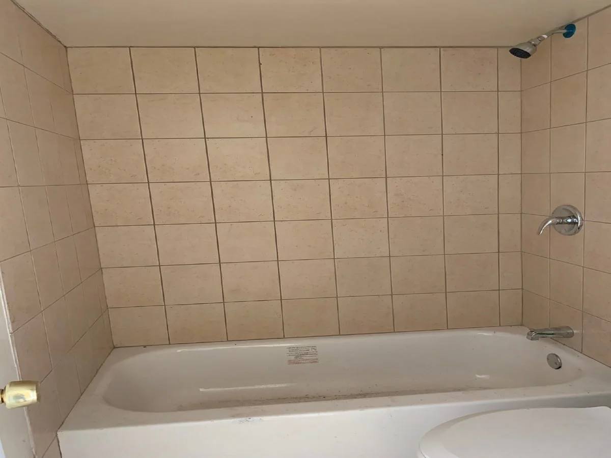 Completed bathroom remodeling project