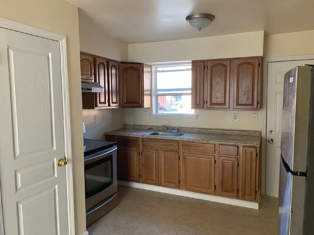 Completed kitchen remodeling project